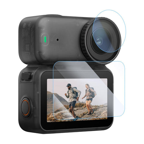 Puluz - Verre trempé écran + film hydrogel objectif pour DJI Osmo Nano : détail