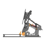 PXN PD LP Vector X - Pédalier load cell 200 kg en carbone et aluminium : réglages plateaux