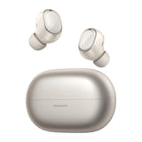 QCY Melobuds A30 - Écouteurs sans fil LDAC Hi-Res Audio (or) : finition dorée vue rapprochée