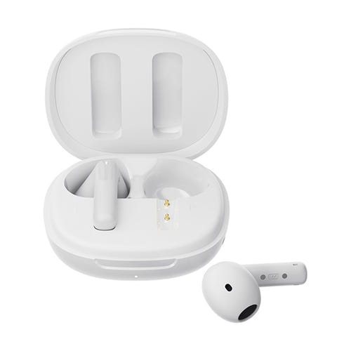 QCY Ailybuds E20 HT13 - Écouteurs sans fil intra-auriculaires (blanc) : boîtier de charge