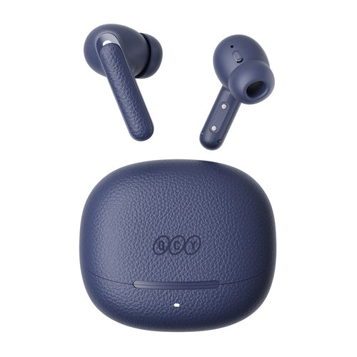 QCY Buds HT15 - écouteurs sans fil à réduction de bruit, bleu : boîtier charge bleu