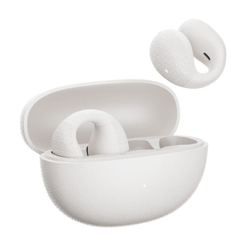 QCY Crossky C10 - Écouteurs clip à oreille libre (blanc) (vue 1)