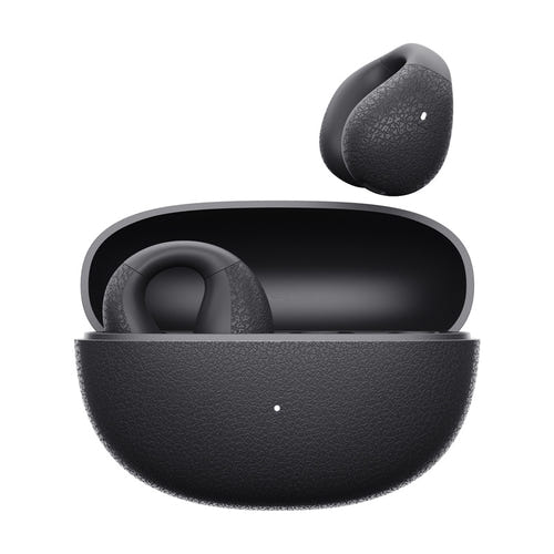 QCY Crossky C10 - écouteurs open-ear à clip, noir : boîtier