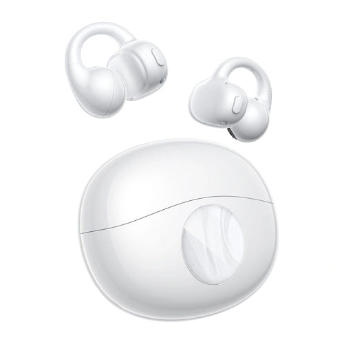 QCY Crossky C50i - Écouteurs ouverts sans fil Bluetooth 6.0, blanc : arceau c Bridge