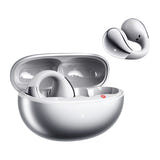 QCY Crossky Clip C30S - Écouteurs à oreille ouverte à clip (argent) : porte à l'oreille