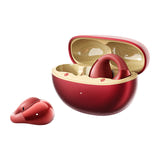 QCY Crossky Clip C30S - Écouteurs à oreille ouverte à clip (rouge) : transducteur 10,8 mm