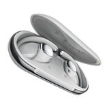 QCY Crossky R70 - Écouteurs à oreille ouverte sans fil (gris) : boîtier de charge