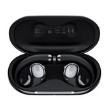 QCY Crossky R70 - Écouteurs à oreille ouverte sans fil (noir) : porte à l'oreille