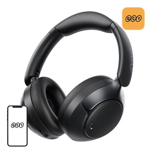 QCY H3 Pro - Casque sans fil ANC Hi-Res (noir) (vue 1)