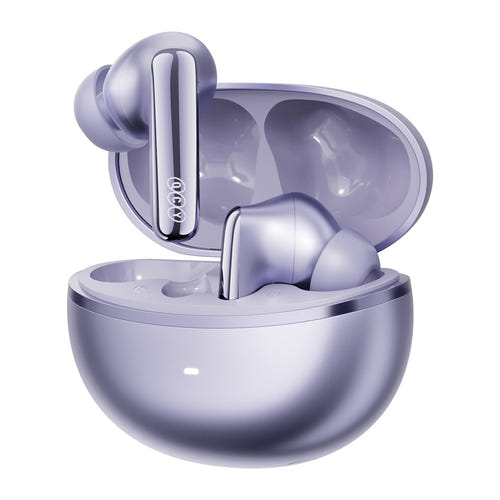 QCY MeloBuds N70 - écouteurs sans fil à réduction de bruit, violet : DualCore MEMS violet