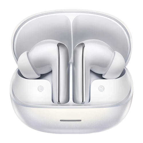QCY Melobuds N65 - Écouteurs sans fil LDAC, latence 45 ms (blanc) : embouts silicone cinq taillés blanc
