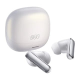 QCY Melobuds N65 - Écouteurs sans fil LDAC, latence 45 ms (blanc) : surface tactile écouteur blanc
