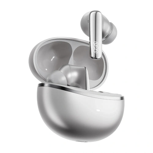 QCY N70 HT18 LITE - écouteurs sans fil à réduction de bruit, Titane : boîtier charge titane