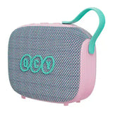 QCY SP3 - Enceinte Bluetooth 6.0 compacte étanche IPX5, rose : dragonne
