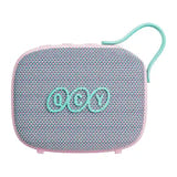 QCY SP3 - Enceinte Bluetooth 6.0 compacte étanche IPX5, rose : vue de face