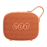 QCY SP3 - Enceinte Bluetooth portable étanche IPX5, orange : vue de face