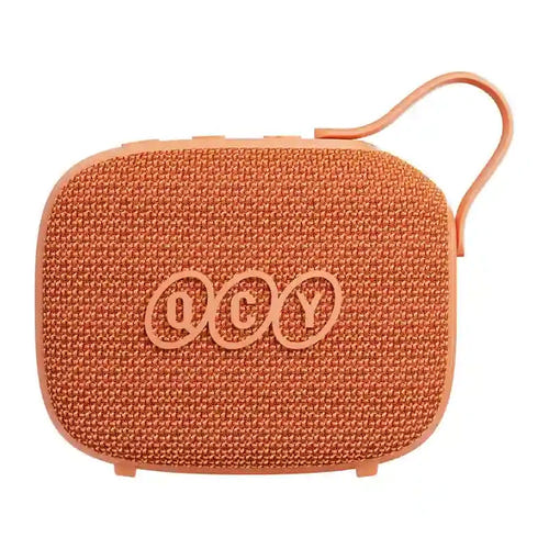 QCY SP3 - Enceinte Bluetooth portable étanche IPX5, orange : vue de face