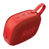 QCY SP3 - Enceinte Bluetooth portable étanche IPX5, rouge : boutons commande