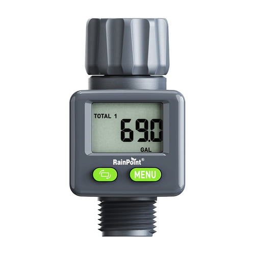 RainPoint - débitmètre d'eau numérique pour tuyau de jardin (vue 1)