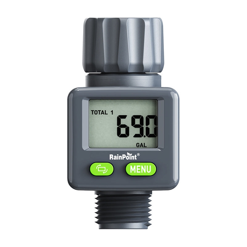 RainPoint - débitmètre d'eau numérique pour tuyau de jardin - visuel 1
