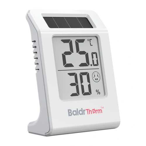 RainPoint BALDRTHERM E0587TH - Thermo-hygromètre solaire d'intérieur - visuel 1