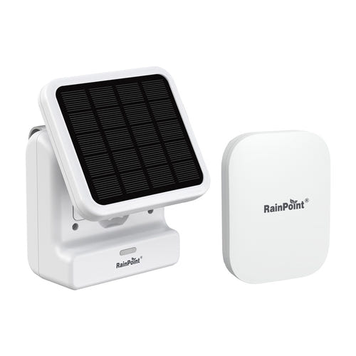 RainPoint - Kit d'arrosage goutte à goutte solaire connecté avec passerelle Wi-Fi : goutteurs
