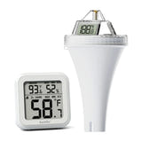 RainPoint - thermomètre de piscine sans fil avec récepteur intérieur : capteur flottant piscine