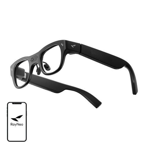 RayNeo X3 Pro - Lunettes AR MicroLED couleur avec Google Gemini et Snapdragon AR1 Gen 1