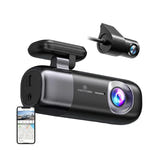 REDTIGER F9 - Caméra embarquée avant 4K et arrière 1080p, Wi-Fi 5 GHz et GPS - visuel 1