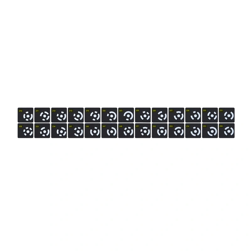 Revopoint Coded Targets - Lot de 208 marqueurs magnétiques codés pour scanner 3D Miraco Plus - visuel 1