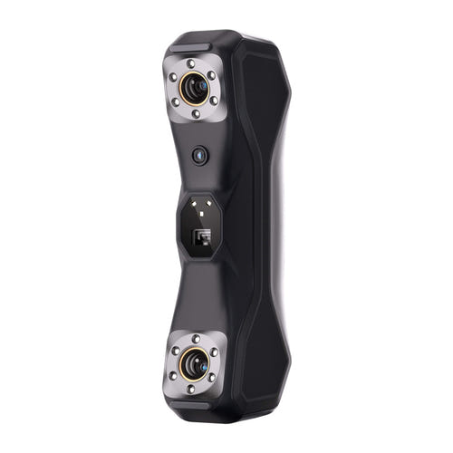 Revopoint MetroX Pro Advanced - Scanner 3D laser et lumière structurée, précision 0,01 mm : plateau tournant tête optique