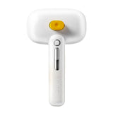Rojeco - brosse vapeur de toilettage IPX7 pour chat et chien : poil animaux blanche