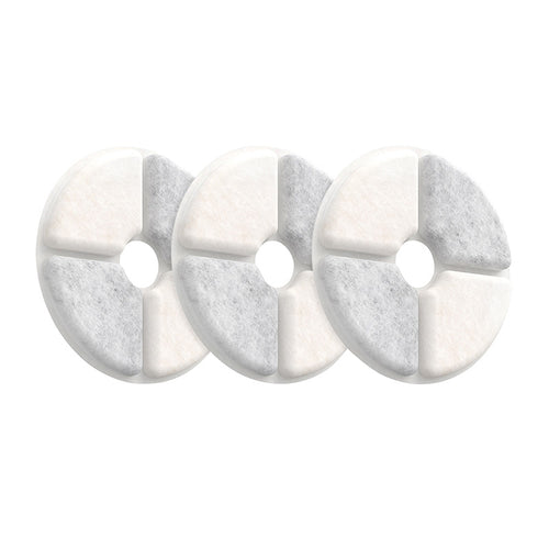 Rojeco RYSJBJZ-LX3 - lot de 3 filtres pour fontaine sans fil 2,5 L - visuel 1