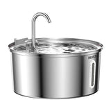 Rojeco - Fontaine à eau inox 3,2 L pour chat avec veilleuse LED - visuel 1