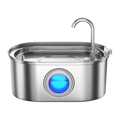 Rojeco - Fontaine à eau pour chat en inox 3,2 L - visuel 1