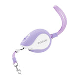 Rojeco Mini Pet 3 m - laisse rétractable pour petit chien, violette : 3 m violette