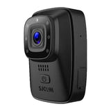 SJCAM A10 noire - caméra corporelle 1296p, vision nocturne infrarouge, 450 min d'autonomie, IP65 : trois quarts gauche