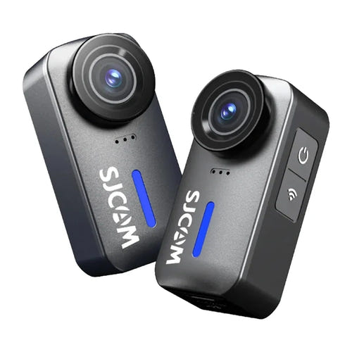 SJCAM C110+ - Mini caméra d'action 4K magnétique, grand angle 170°, 82 g : deux caméras action vue profil
