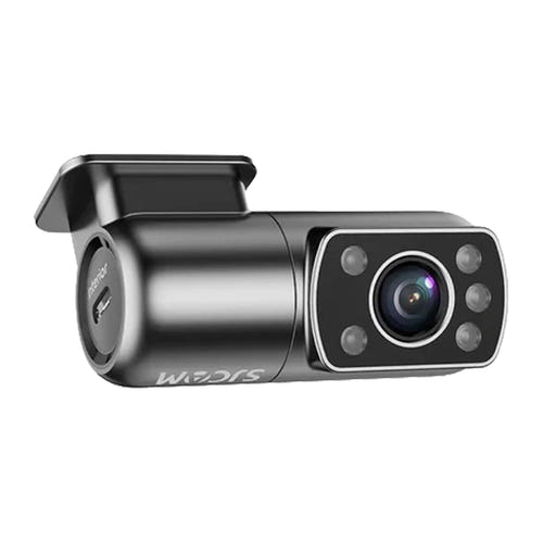 SJCAM M60 3CH - caméra embarquée 3 voies avant 4K, arrière et habitacle, GPS : LED