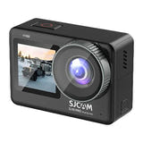 SJCAM SJ10 Pro Dual Screen - caméra d'action 4K 60 i/s à double écran, caisson étanche 30 m : vue trois quarts droite