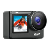 SJCAM SJ11 Active - Caméra d'action 4K à double écran, étanche 5 m, stabilisation 6 axes : vue trois quarts