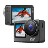 SJCAM SJ11 Active - Caméra d'action 4K à double écran, étanche 5 m, stabilisation 6 axes : avant et arrière