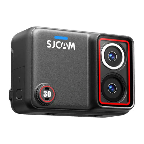 SJCAM SJ30 - caméra d'action 8K à double objectif, écran orientable, commande vocale : vue trois quarts