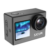 SJCAM SJ4000 Dual Screen - Caméra d'action 4K à double écran, étanche 30 m : trois quarts