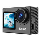 SJCAM SJ6 Ultra - caméra d'action 4K à double écran, commande vocale, étanche 30 m en caisson : trois quarts