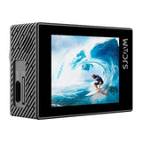 SJCAM SJ6 Ultra - caméra d'action 4K à double écran, commande vocale, étanche 30 m en caisson : arrière profil