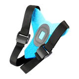 SJCAM Support mentonnière pour casque moto - fixation caméra d'action, noir et bleu - visuel 1