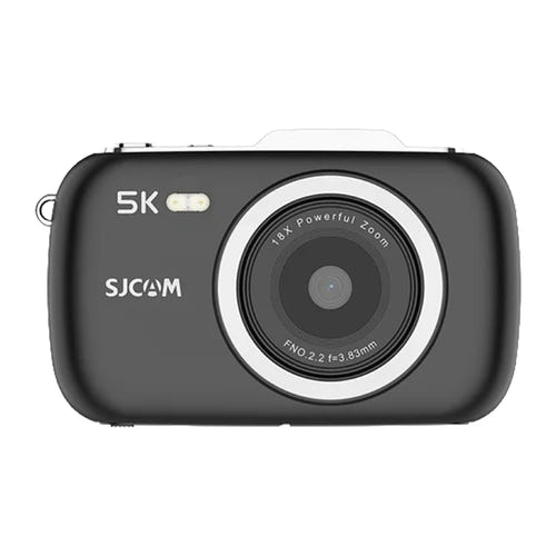 SJCAM ZV100 - appareil photo compact noir 80 Mpx et vidéo 5K : objectif zoom noir