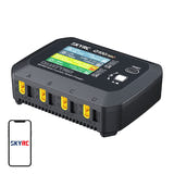 SkyRC Q100neo - Chargeur AC/DC 4 voies 240 W avec mode alimentation : quatre voies