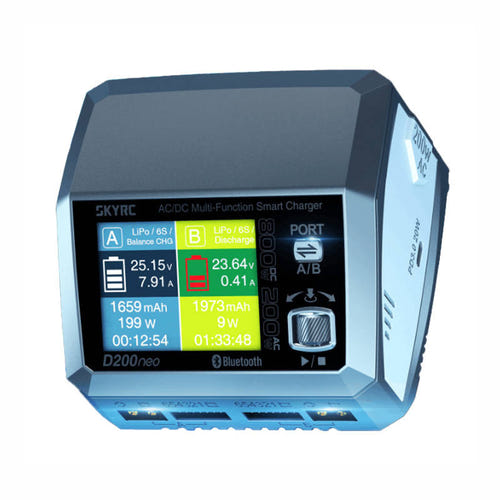 SkyRC D200neo - Chargeur double 200 W AC / 800 W DC (vue 2)